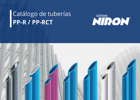 Nuevo catálogo de sistemas de tuberías de polipropileno NIRON
