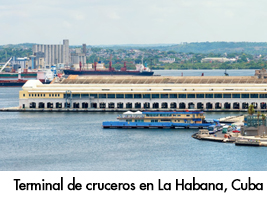 Terminal de cruceros en La Habana, Cuba