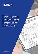 Italsan declaración responsable según RD487