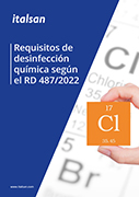Requisitos desinfección química según el RD 487